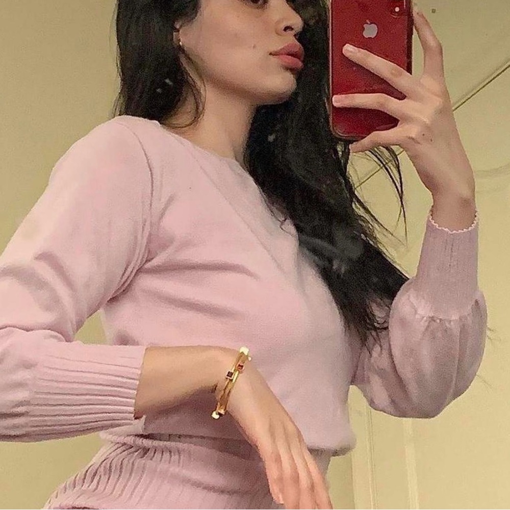 Light Pink Sweater dress